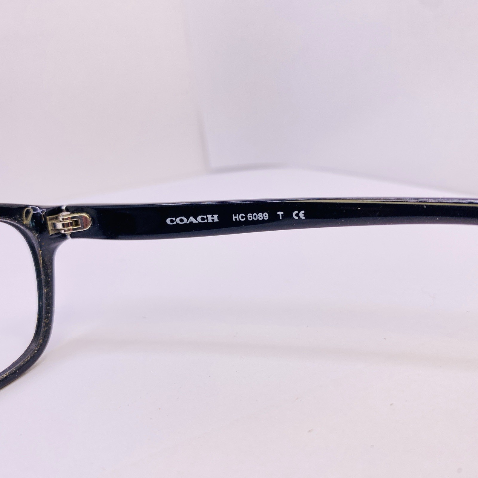 Coach Eyeglasses Sunglasses HC 6089 5002 Black 51 [] 16 135 MM Authentic thumbnail 5