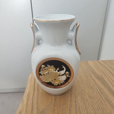 Japanische Porzellan Vase Vintage Chokin