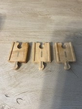 Wooden Railway Thomas Lot Of 3 Connector Pieces Track Wooden T