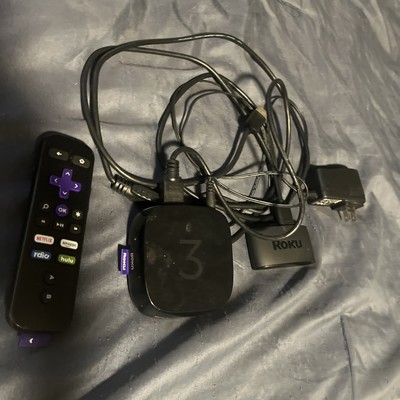 ROKU 3 4230X Wireless w/Remote and Power Cable Pristine Condition NR