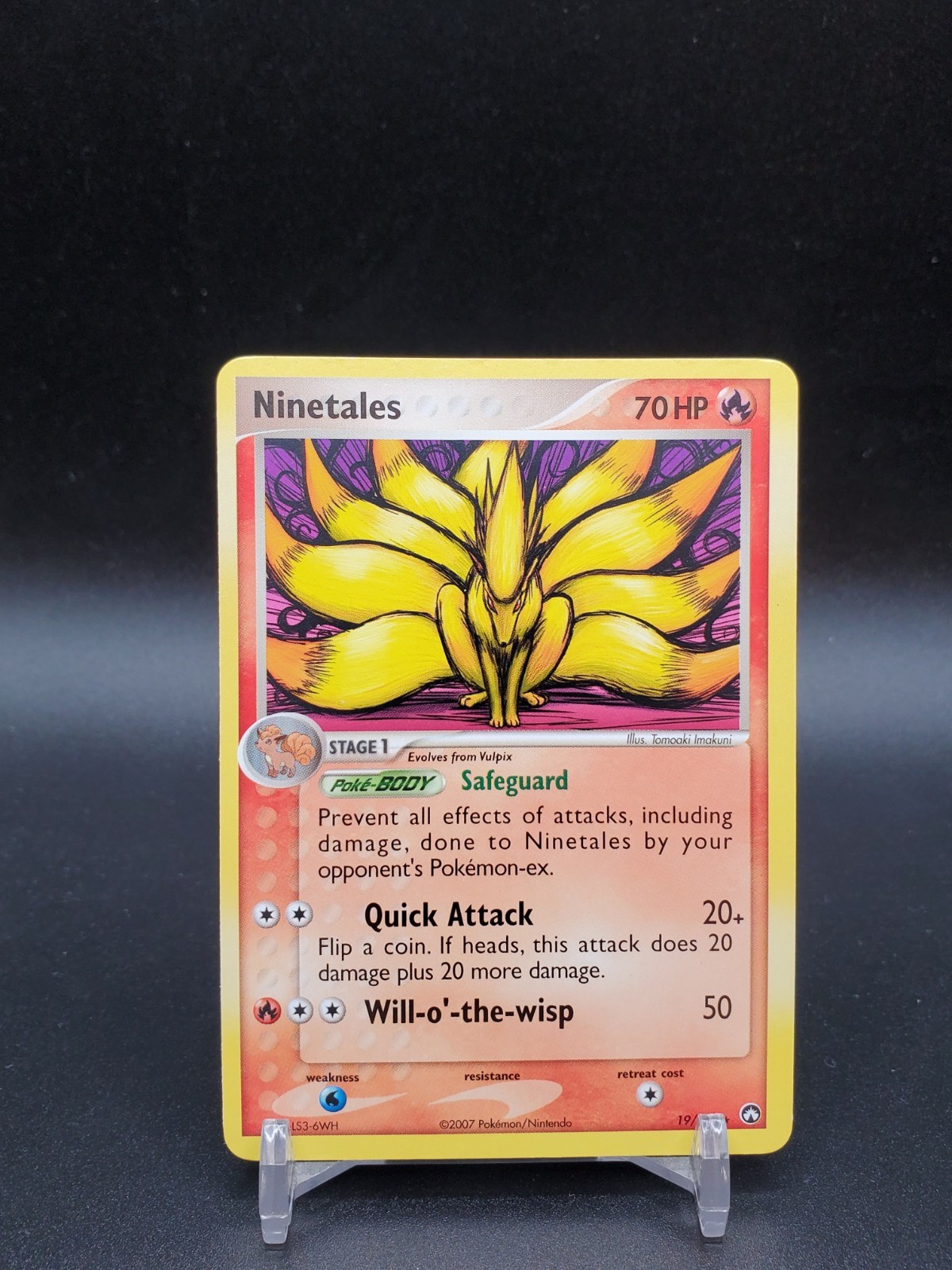 Ninetales 19/108 EX Power Keepers Rare LP Pokemon Card