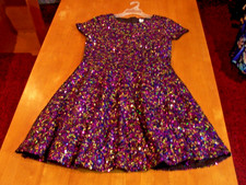 Gap Kids Girl's Multi Color Sequin Holiday Dress-Sz. XXL(18)