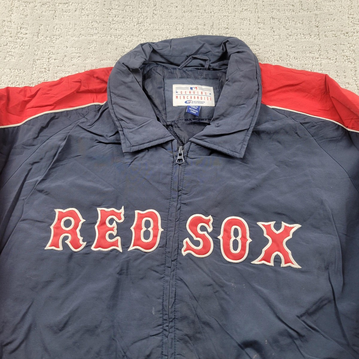 Boston Red Sox Jacket Mens L Blue MLB Baseball G-III Sports By