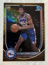 2025-26 Bowman Basketball - VJ Edgecombe Reptilian Refractor RC - #BCV-3 76ers