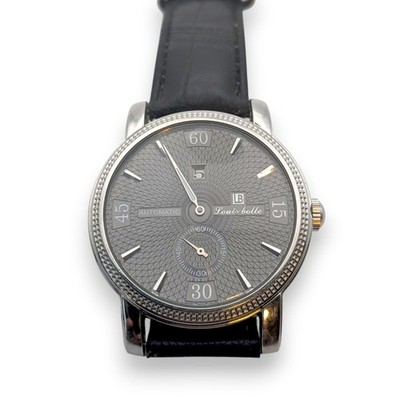 LOUIS BOLLE INCOGNITO JUMP HOUR AUTOMATIC WATCH 4864-2279 BOX