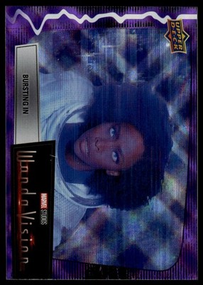 2023 Upper Deck Marvel Wandavision Bursting In #61 Purple Spell