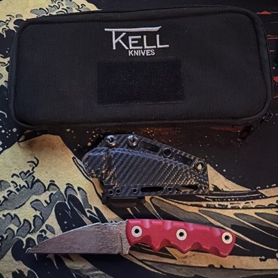 Tkell adversary Spider-Man custom knife 