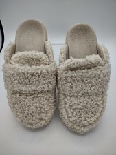Vionic Shoes Womens Size 8 White Faux Fur Gemma II Mule House Slippers