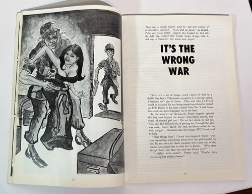 Rare GRUNT MAGAZINE Vietnam War 1968 THIRD ISSUE! Estate Fresh - Picture 6 of 10