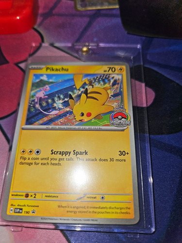 Pokémon TCG Pikachu 190 SV: Scarlet & Violet Promo Regular Holo English 70HP
