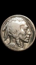 Imagen de 1930 Buffalo Nickel 5C Uncertified US Coin Collectible Vintage American Currency