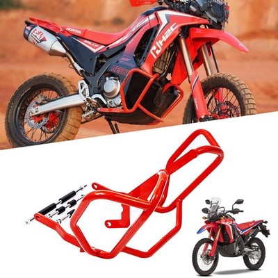 FIT HONDA CRF300 RALLY 2021-22 ENGINE GUARD CRASH BAR FRAME PROTECTOR RED
