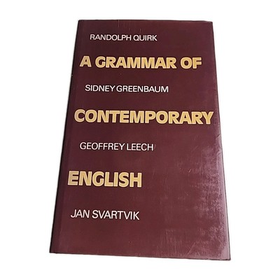 Grammer of Contemporary English Randolph Quirk 1974 Hardback Book