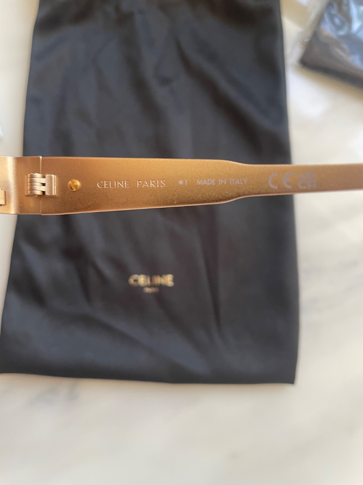 Celine triomphe sunglasses rose gold image 5
