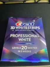 FREE SHIP -Crest 3D Whitestrips Professional Teeth Whitening Level 20 - NEW 2028