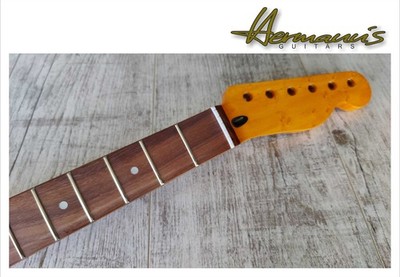 TL Birds-Eye Maple Neck mit Pau Ferro Fretboard, Glossy Vintage Tint, TBE-D