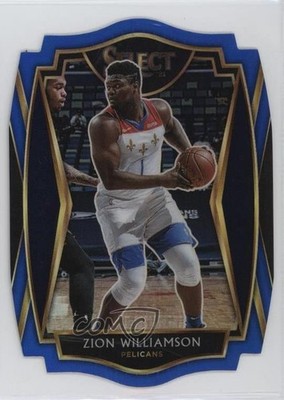 2020 Panini Select Premier Level Blue Prizm Die-Cut 149/249 Zion Williamson 13n2