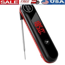 Instant Read Digital Thermometer Fast Accurate Waterproof Cooking BBQ Tool New