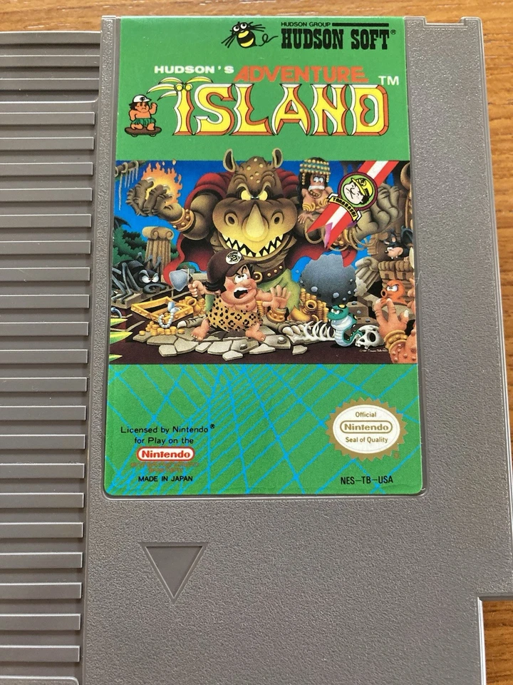 NES ~ Hudson's ADVENTURE ISLAND ~ Nintendo Game NES-T8-USA Game Cart Only NTSC - Image 2 of 4
