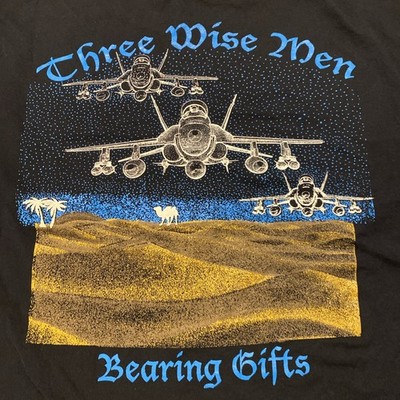 World Trade Center The Pentagon Three Wise Men Bearing Gifts Graphic T-Shirt XL