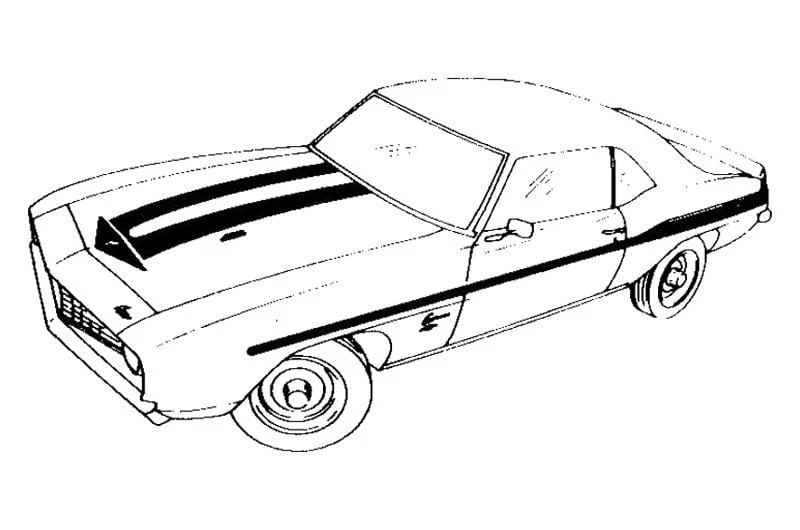 OER Black SYC Yenko Stripe Set - Image 2 of 2