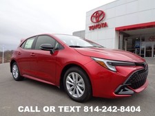 2026 Toyota Corolla Call or Text Scott Long @ 814-242-8404