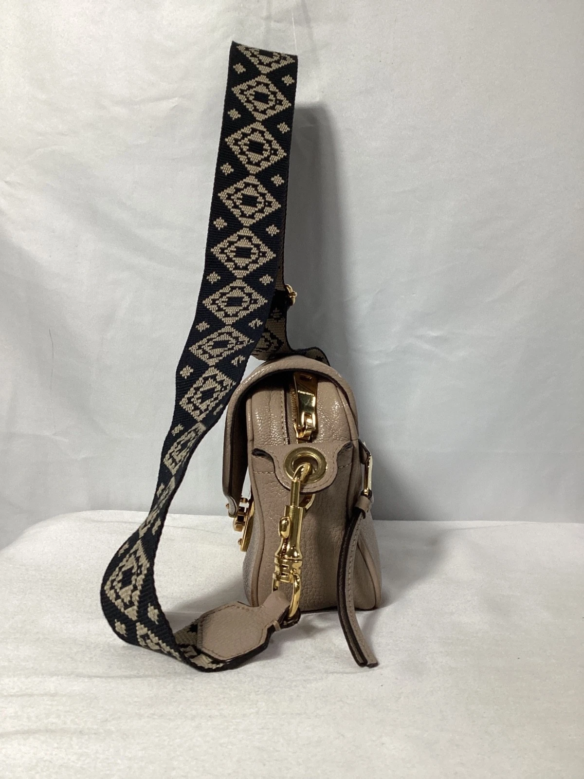 Borsa a tracolla Miu Miu Madras in pelle donna beige S