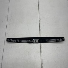Buckle Down Belt Kids Black We The People American Flag Fits 20-36 USA