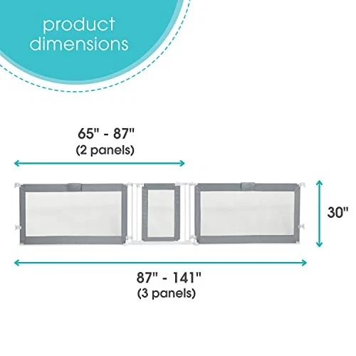 Summer Infant Custom Fit Walk-Thru Extra Wide Pet and Baby Gate - Scratch & Dent