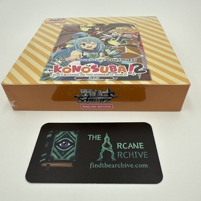 Konosuba Booster Box God's Blessing Re:Edit Weiss Schwarz English Sealed |  eBay