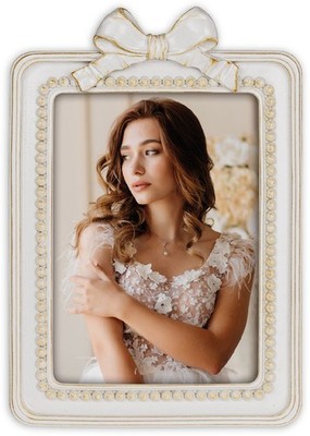 ZEP Freesia Portraitrahmen Gold 13x18 cm Kunstharz Bilderrahmen mit Aufsteller
