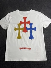 Chrome Hearts Men's White T-shirt, Men’s Size M