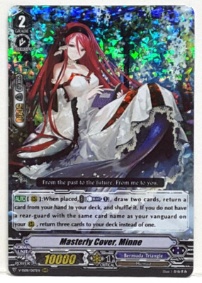 Cardfight Vanguard Masterly Cover, Minne V-SS08/067EN RRR Bermuda Triangle