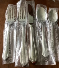 MELON BUD Gorham Stainless 5 Piece Place Setting (s) Unused Japan 18/8 Flatware