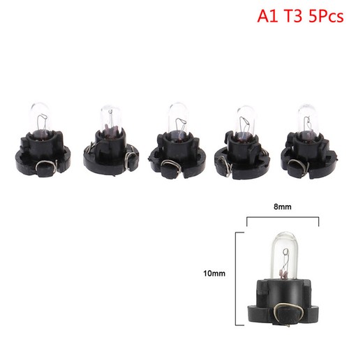 5Pcs T3 T4.2 LED Bulbs Car Interior Wedge Dashboard Warming Indicator Lamp - Picture 13 of 14
