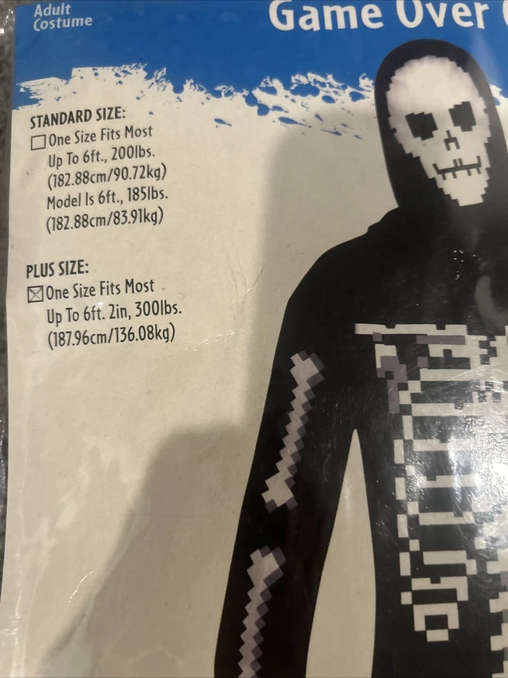 Game Over Guy Costume Halloween Adult Male - Image 2 of 3