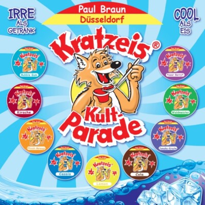 Kratzeis 36 Portionen zu 200 ml. Wassereis Sommersaison Kult Eis
