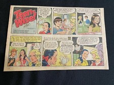 #03 TEEN-WISE by Jack Berrill Sunday Tabloid Half Page Strip June 8, 1969