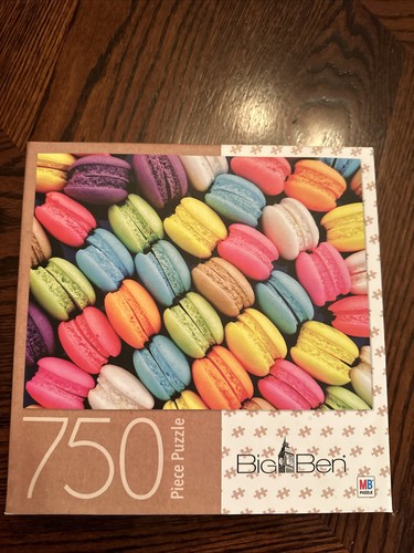 Big Ben 750 Piece Puzzle- Colorful Macaroons Complete Set - Picture 2 of 2