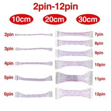 JST XH2.54mm Pitch Connector Cable Female/Female Plug 2 Pin-12 Pin 10-30cm