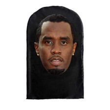 Máscara facial completa impresa en 3D P Diddy | Divertido disfraz de Halloween de celebridad de Sean Combs