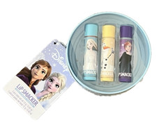 Lip Smacker Disney Frozen Lip Gloss Trio in Collectible Tin - Elsa , Anna  Olaf