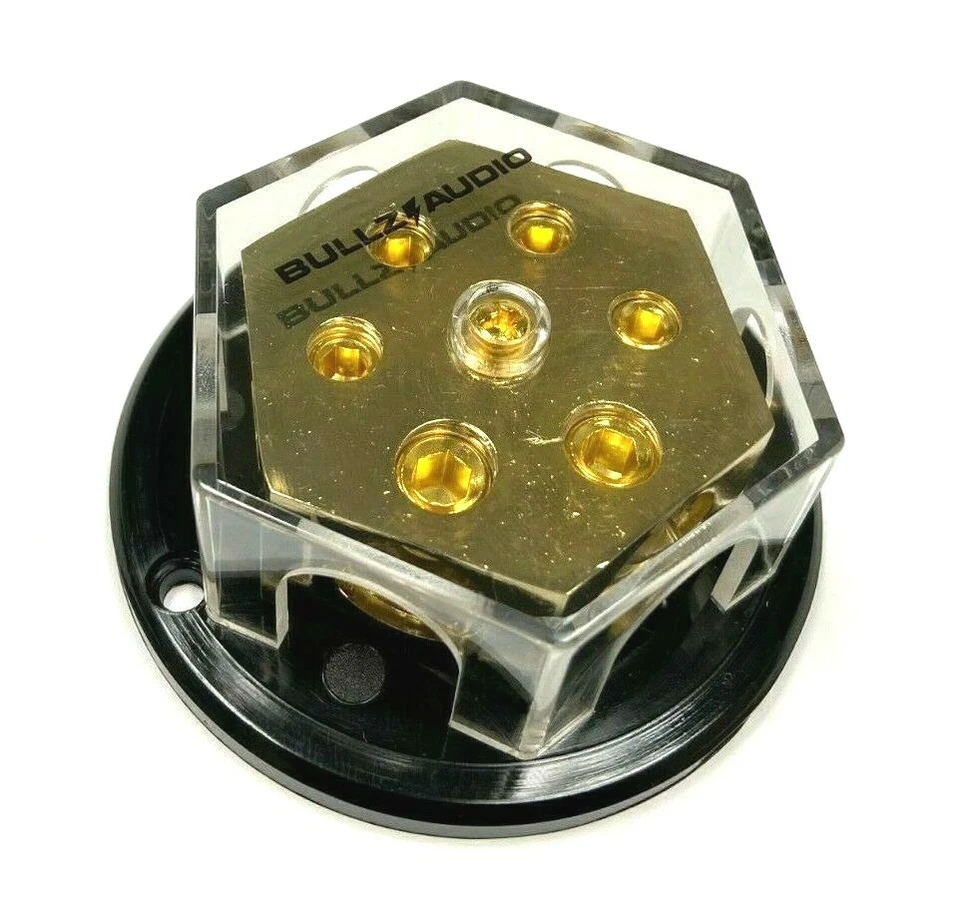 0 Gauge Input Distribution Block 4/8 GA Output Car Audio 1/0 AWG 12 VOLT Power - Image 2 of 2