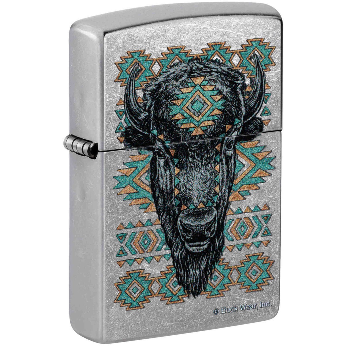 Zippo Windproof Pocket Lighter Buck Wear American Bison Head