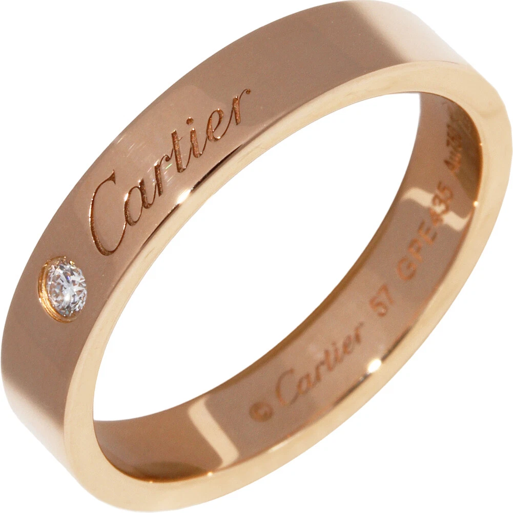 Cartier engraving best sale ring