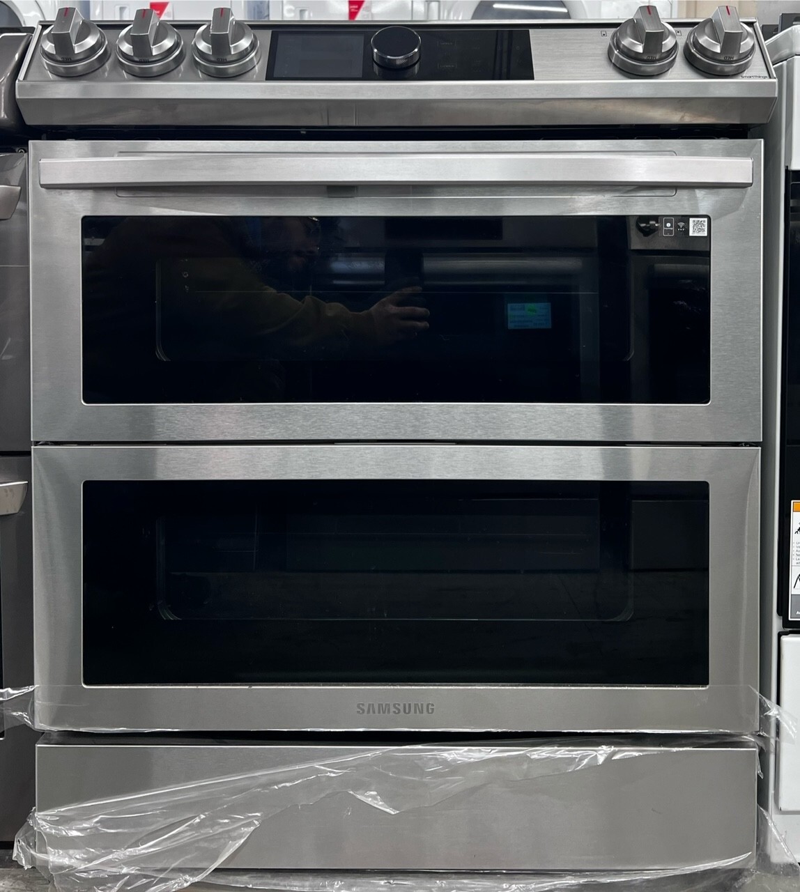 Samsung NY63T8751SS 30 Inch Slidein Dual Fuel Smart Range with 5