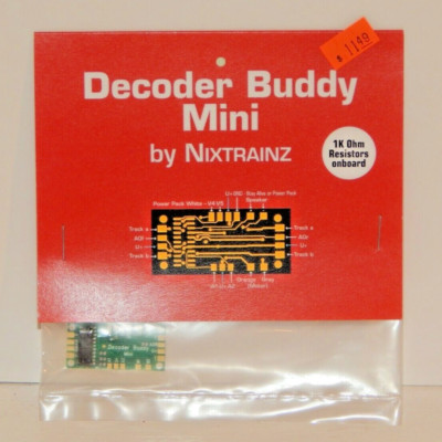 Nixtrainz #NTZ2 Decoder Buddy Mini DCC Motherboard NEW