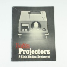 Leitz Leica Projectors  Slide Binding Equipment - Vintage Catalog Booklet 1965