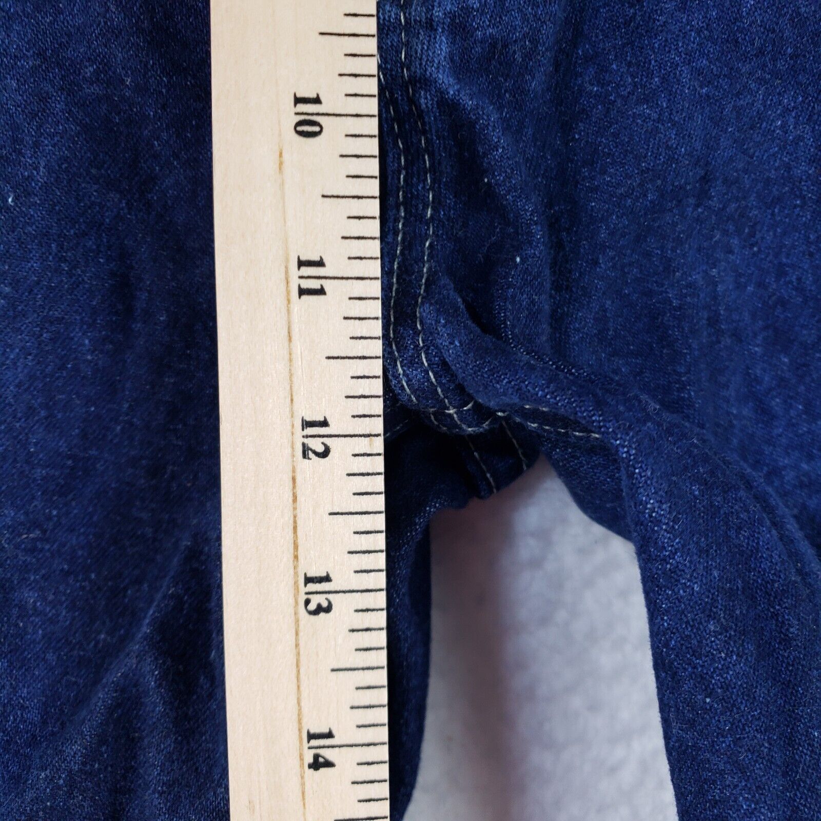 Vintage Lee Pipes Jeans Youth XL (27x28) Blue 90s… - image 7