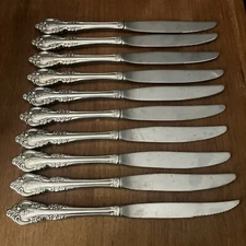 Oneida Brahms Set 10 Dinner Knives Community Stainless Flatware Lot (1 Steak)